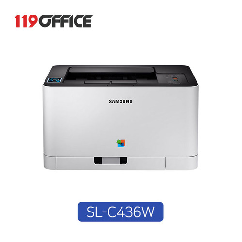 삼성 컬러 레이저 프린터 SL-C436W 인쇄 원터치