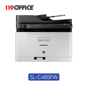 삼성 컬러 레이저 복합기 SL-C485FW 복사 스캔 팩스